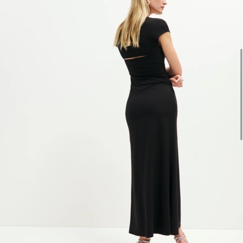 REFORMATION Harlyn Knit Dress black Size S - Picture 2 of 10